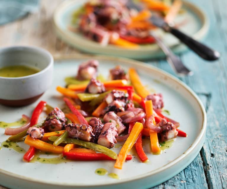 Ensalada de pulpo Al vacío