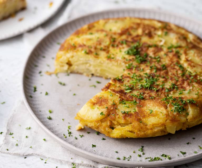 Tortilla de patata (sin huevo) Tortilla de patata (sin huevo)