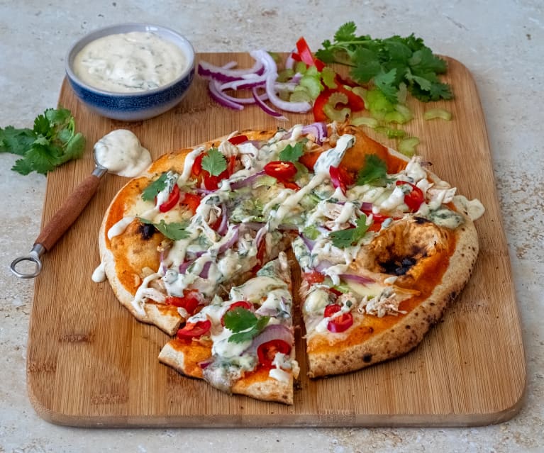 Buffalo chicken pizza