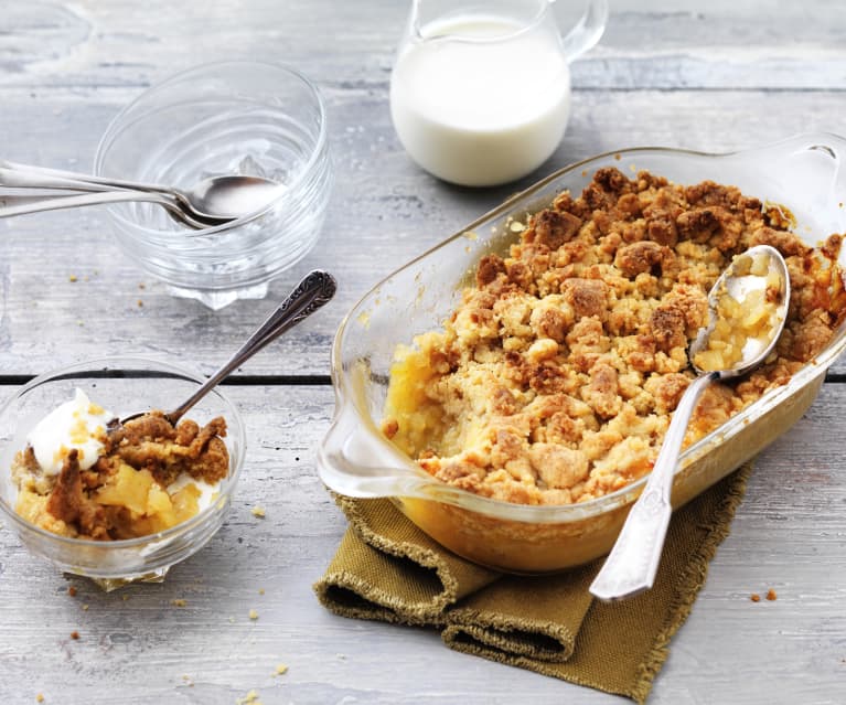 Crumble aux pommes - Cookidoo® – resmi Thermomix® tarif platformu