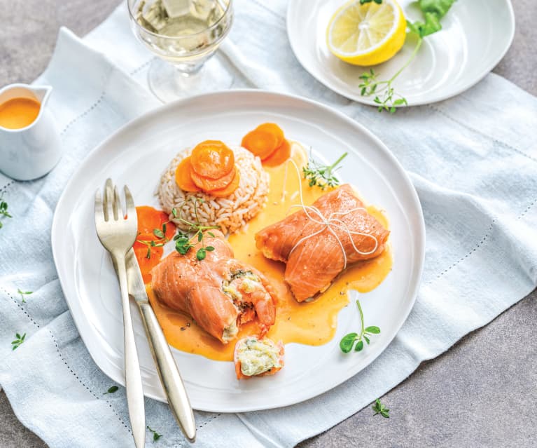 Paupiette de la mer au vin blanc