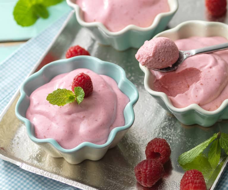 Mousse de frutos rojos