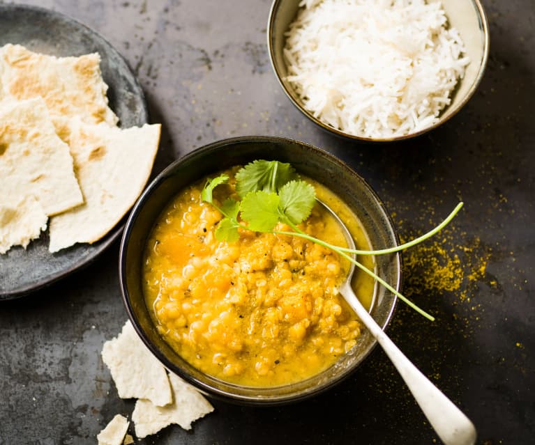 Dhal butternut et lentilles corail