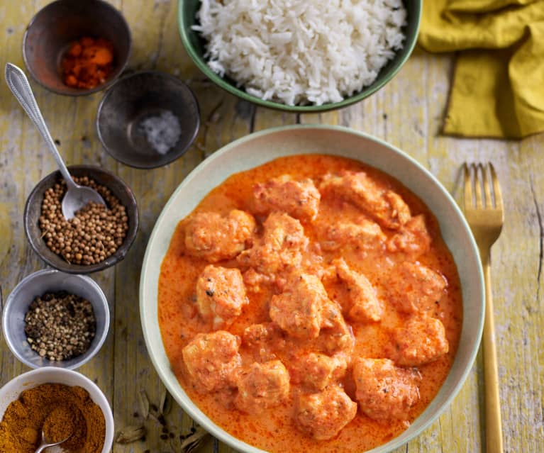 Poulet garam masala et riz basmati