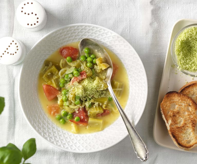 Einfache Gemüsesuppe