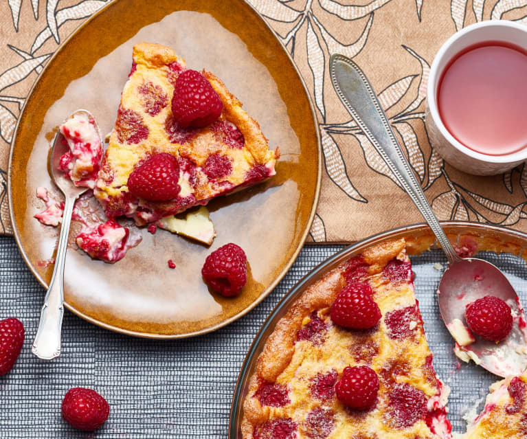 Clafoutis aux framboises