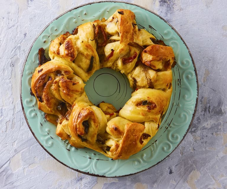 Corona di pan brioche - Una Famiglia in Cucina