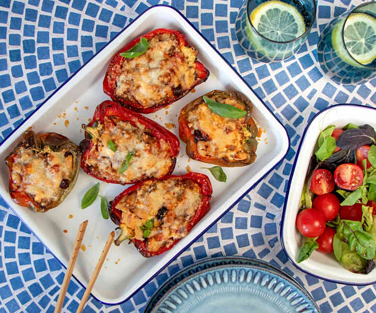 Mediterranean-style stuffed capsicum