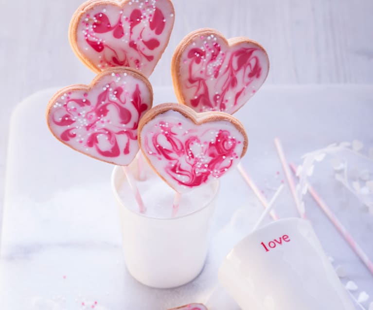 Herz-Lollies