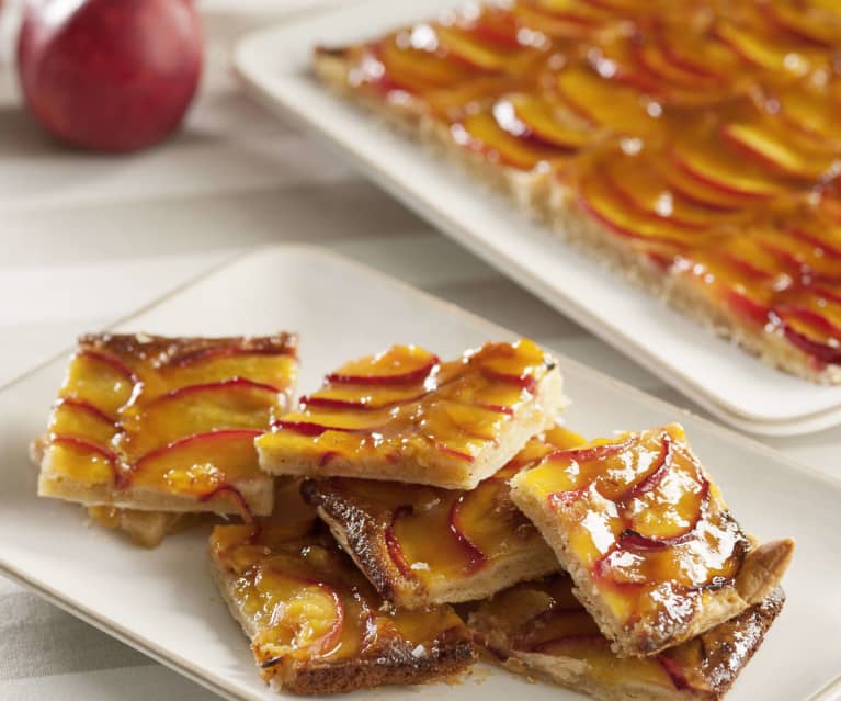 Nectarine Tart with Hazelnut Frangipane