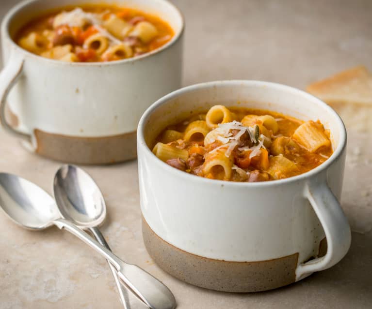Italian Bean Soup - Pasta e fagioli