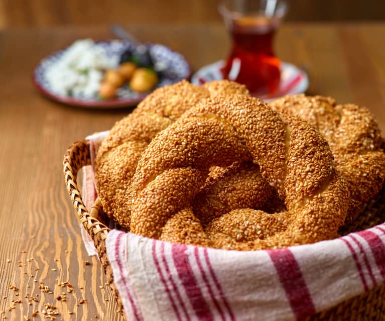 Simit (argolas de pão turcas)