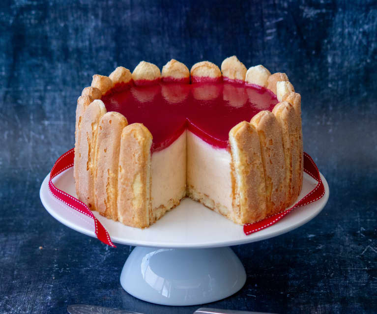 Charlotte Russe Cake- Classic European Recipe(No Bake)  Charlotte russe  cake, Charlotte cake, Lady fingers dessert