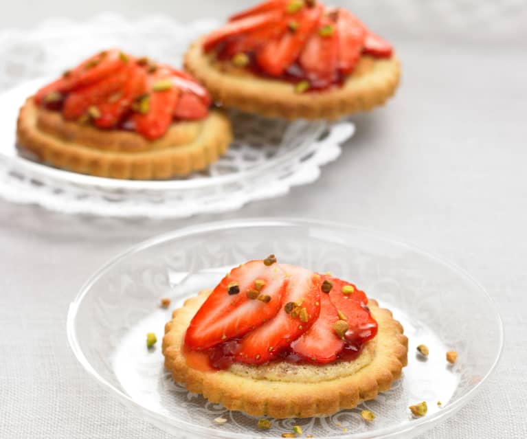 Mini tartelettes aux fraises - Amandine Cooking