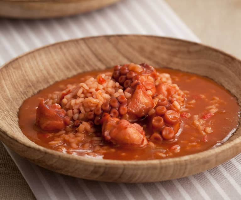 Arroz caldero de pulpo 