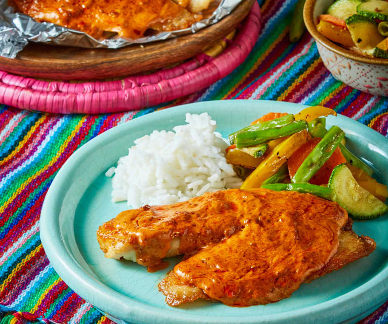 Pescado con adobo