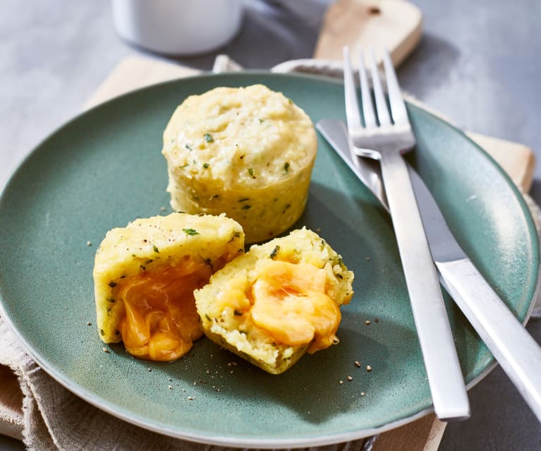 Kartoffelküchlein mit Cheddarkern - Cookidoo® – das offizielle ...