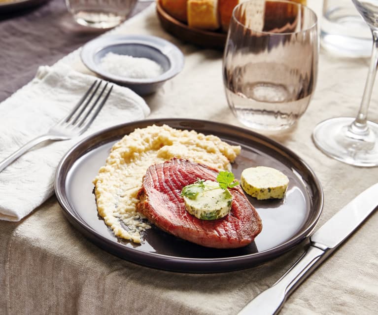 Poisson à la Bordelaise & écrasé de pommes de terre