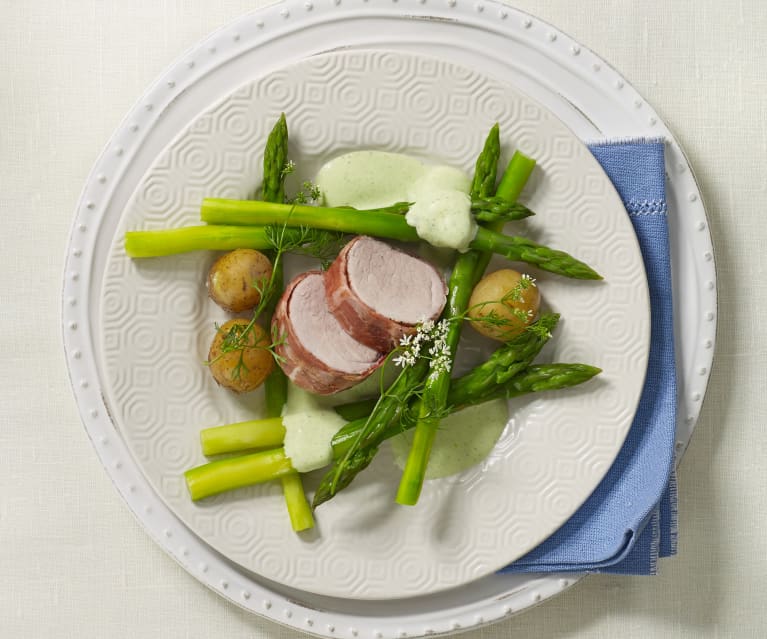 Filet de porc aux asperges