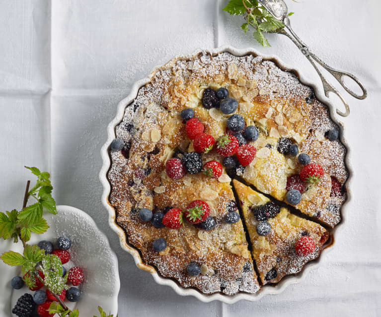 Beeren-Mandelkuchen