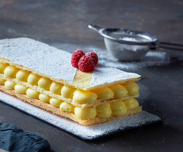 Mille-feuille à la crème pâtissière