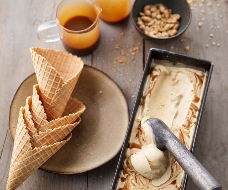 Salted caramel ice cream