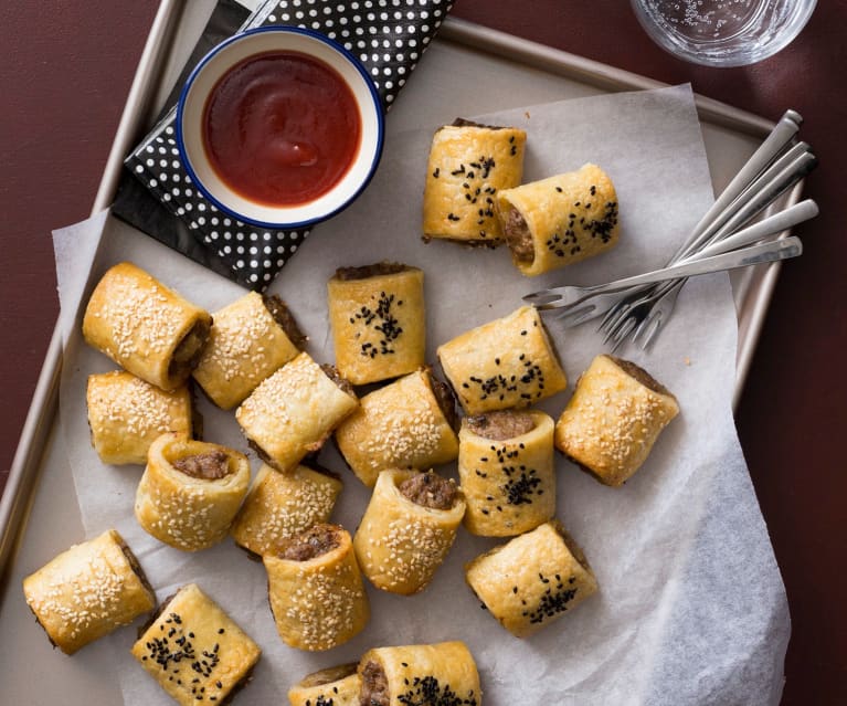 Gluten free sausage rolls - Cookidoo® – the official Thermomix