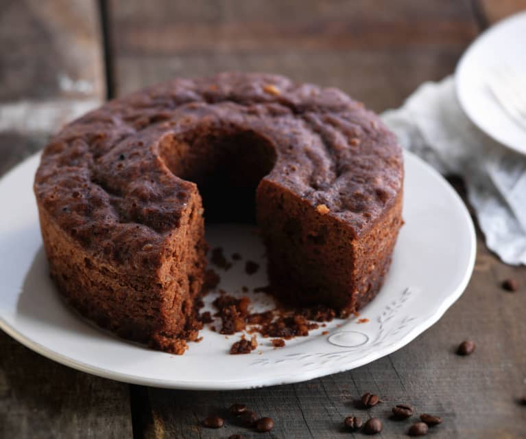 Torta noci e caffé al vapore