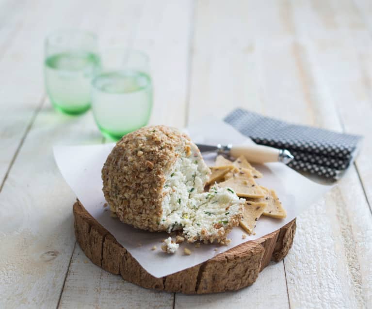 Vegan macadamia cheese ball