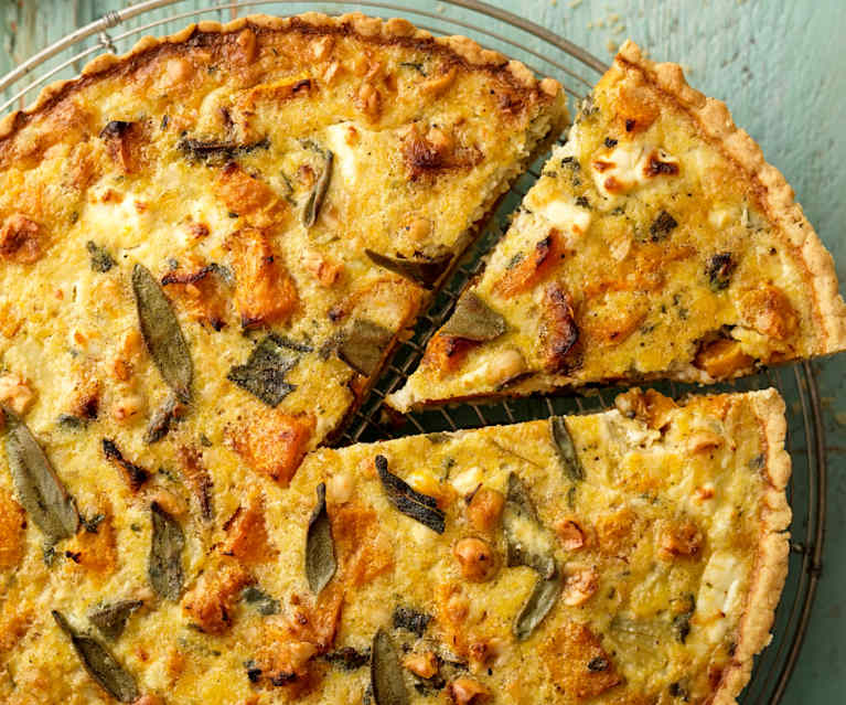 Butternut Squash, Sage and Hazelnut Tart