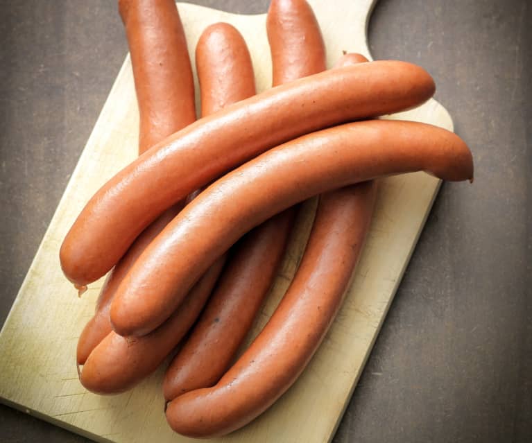 Steamed Frankfurter Sausages