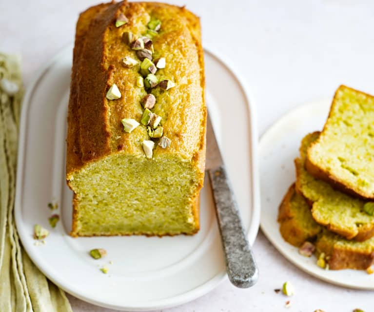 Cake pistache et fleur d'oranger