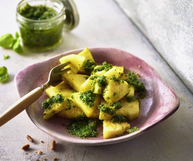 Ananas mit süßem Pesto