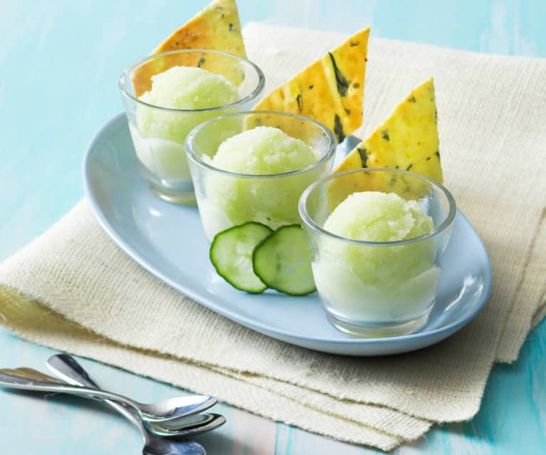 Gin og tónik sorbet