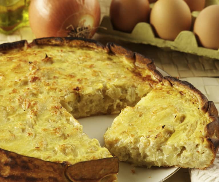 Descubrir 52+ imagen quiche de cebolla receta facil