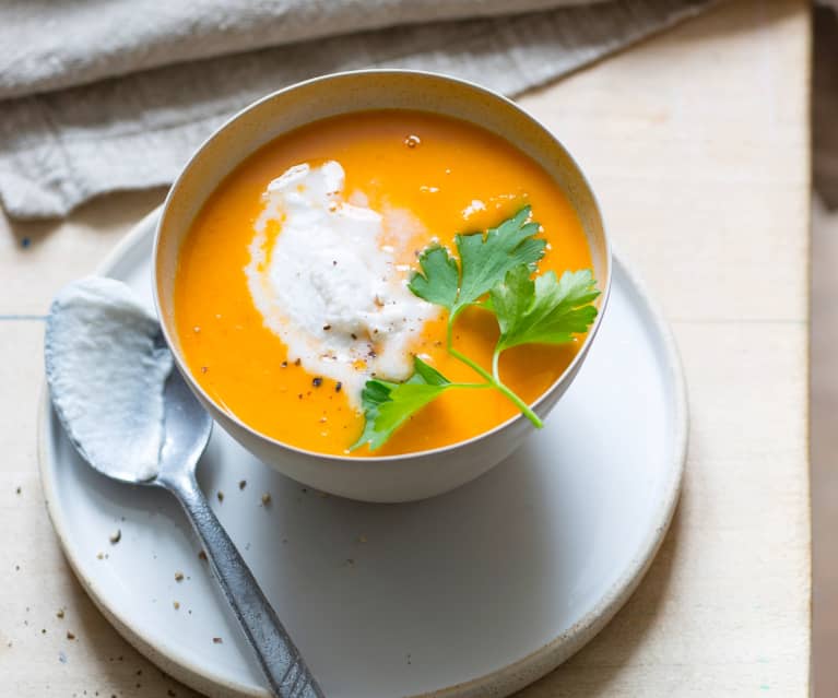 Soupe veloutée aux tomates