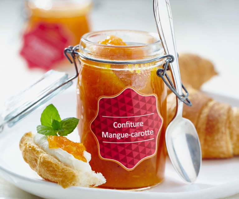 Confiture mangue-carotte