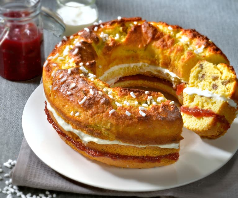 Ciambella farcita allo yogurt