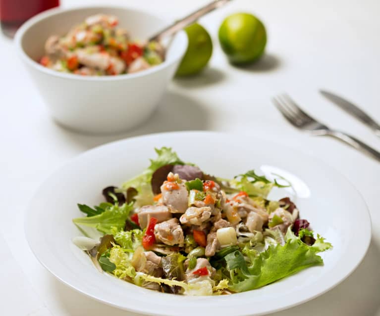 Bol de sepia con ensalada de verano (sepia amb trempó) - Cookidoo