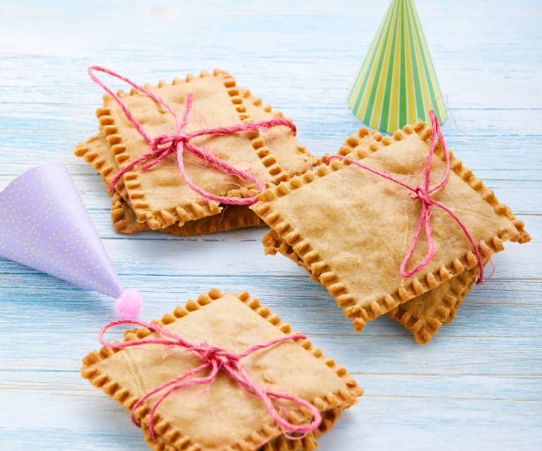 Galletas saladas de lentejas