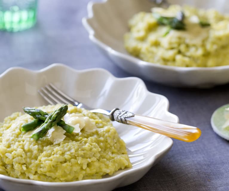 Asparagus risotto