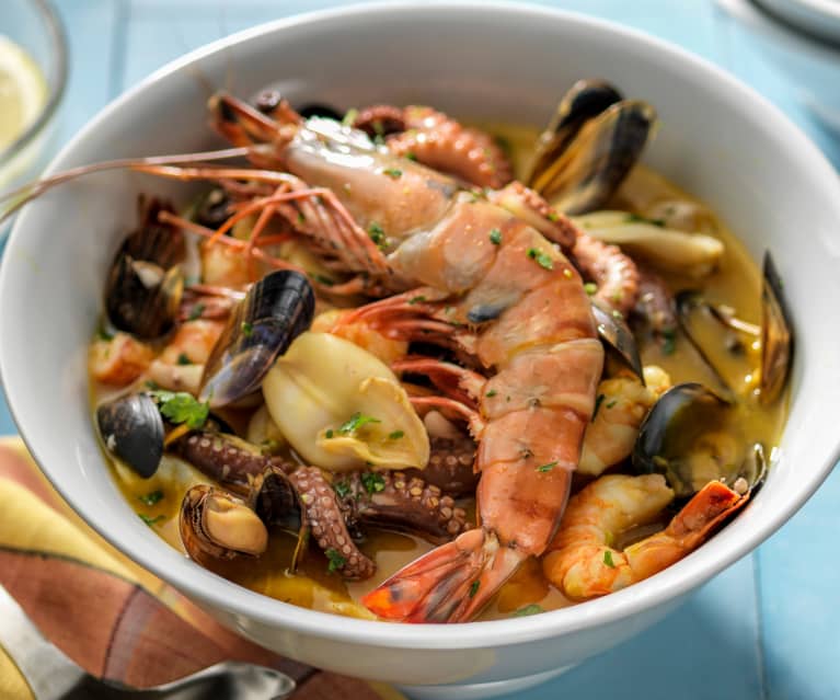 Zuppa di pesce misto