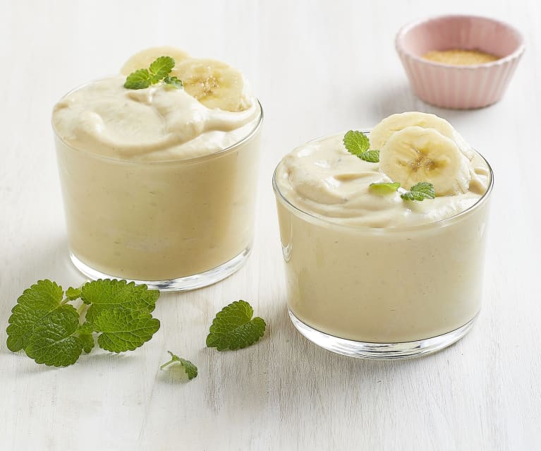 Mousse alla banana e formaggio