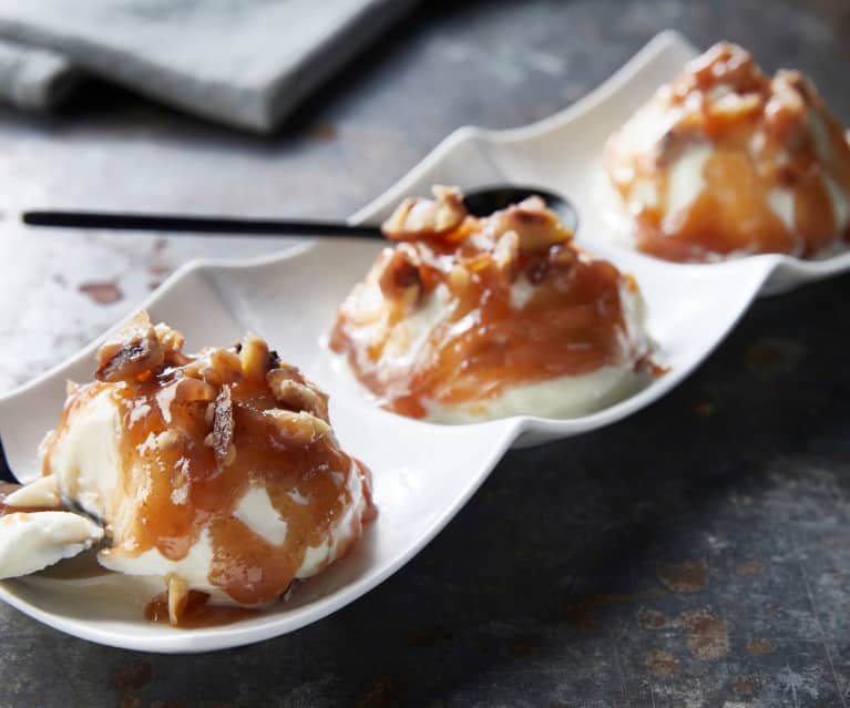 Recettes de chefs, Montblanc crème marron, glace thé Hojicha