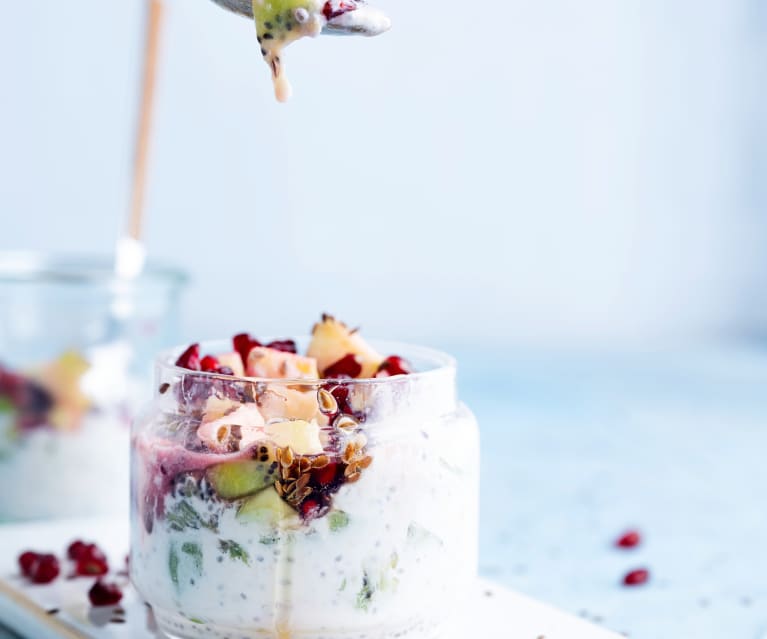Kunterbunte Frühstücksgläser Kunterbunte Frühstücksgläser