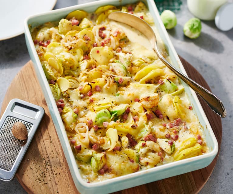 Rosenkohl-Kartoffel-Gratin Bild