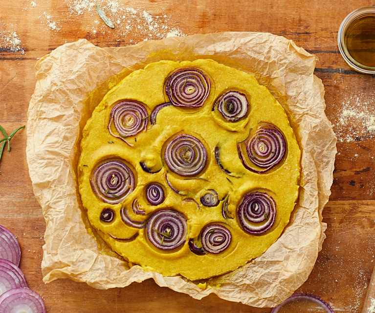 "Frittata" di cipolle al forno (vegan)