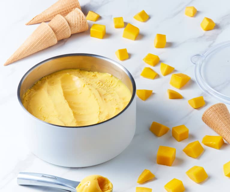 Crème glacée à la mangue - Cookidoo® – the official Thermomix® recipe  platform