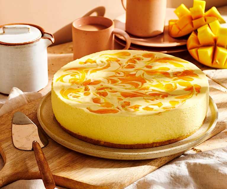 No-bake mango cheesecake