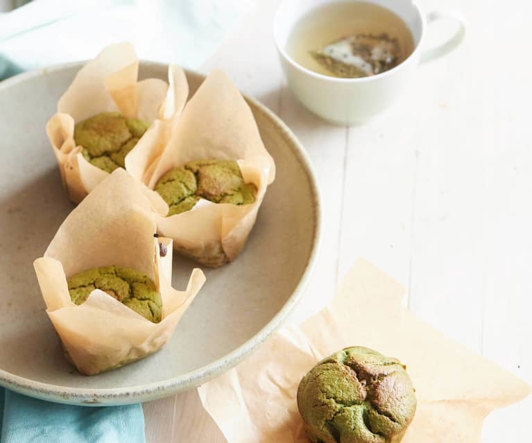 Muffins de plátano y espinaca